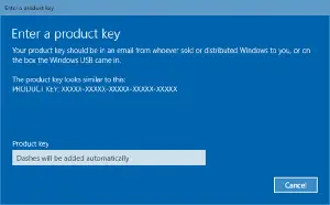 windows 10 product key 