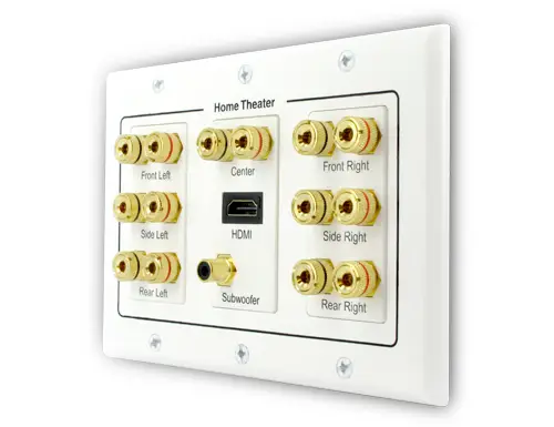 wall plate for home theatre
