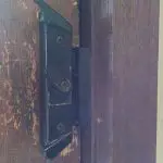 old sliding door latch lock