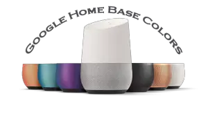 google home base colors voice commands