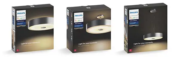 Philips hue flair suspension pendant lamps 3 different types