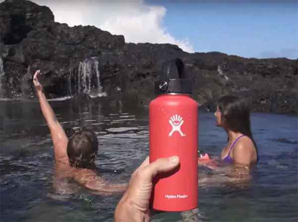 hydro flask keeping cool in extreme heat