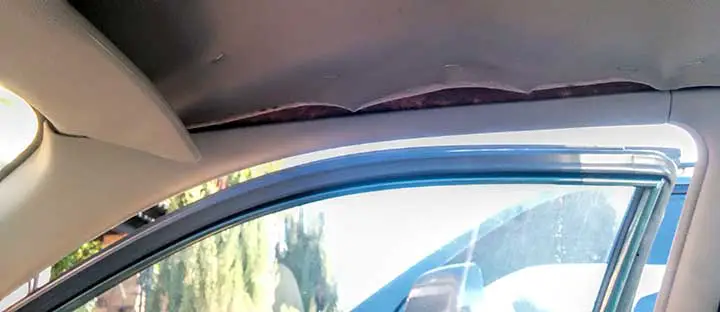 How To Repair Your Car Sagging Headliner Fabric The Easy Way Not