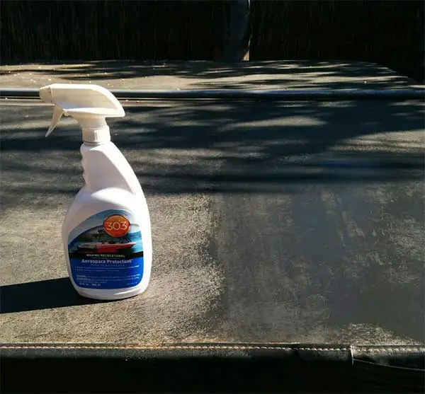difference between non protected spa cover and 303 aerospace protectant review marine vinyl spray