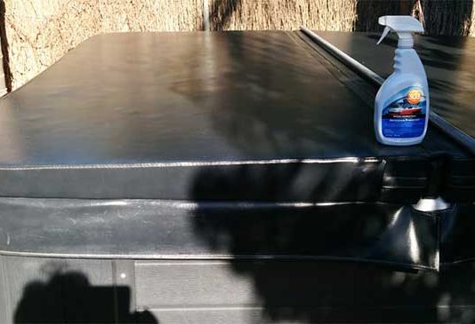 spa hot tub cover cleaning and care with 303 aerospace protectant