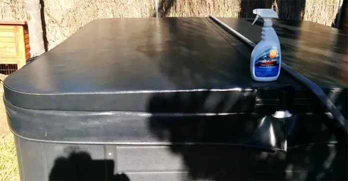 spa hot tub cover cleaning and care with 303 aerospace protectant