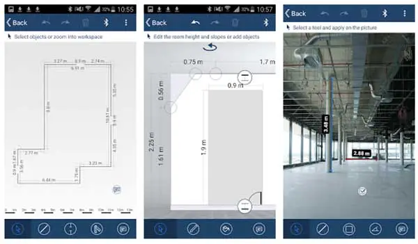 Android app for Bosch bluetooth laser measurement device