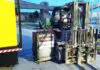 portable diesel fuel transfer pump forklift