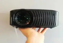Cheap Portable Projector for Bedroom Ceilings and Walls