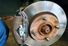 brake pad replacement on Ford Focus 2003