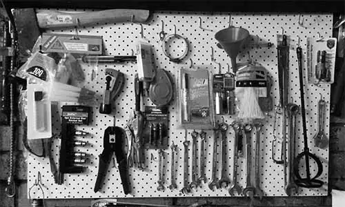 How to install peg board for all of your tools
