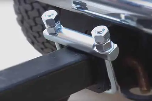 trailer hitch anti rattle clamp
