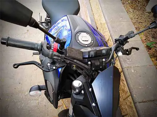 y 2018 Yamaha MT 07 shorty lever mod