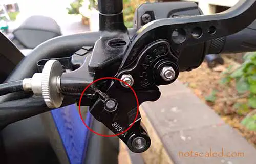 Yamaha MT 07 short clutch lever installation cable