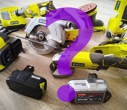 Ryobi Compatibility battery chart