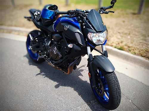 My Yamaha MT 07 Weight Reduction Project Not Sealed