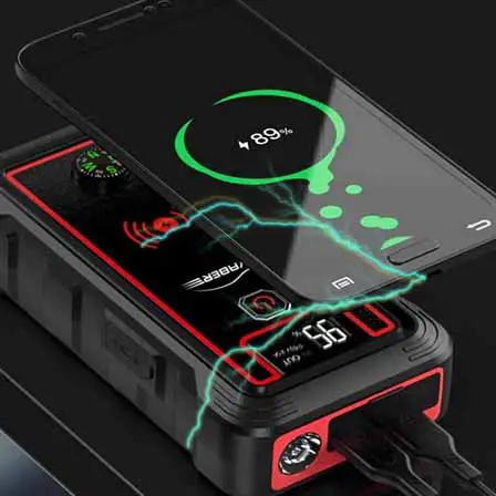 Is 10w wireless charging fast? Yaber wireless jumpstarter
