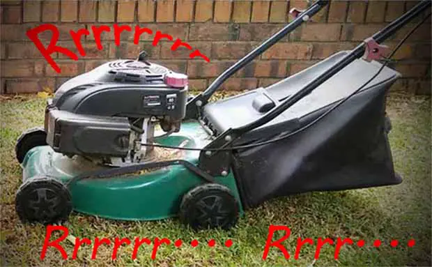 lawn mower runs for a while then dies fix