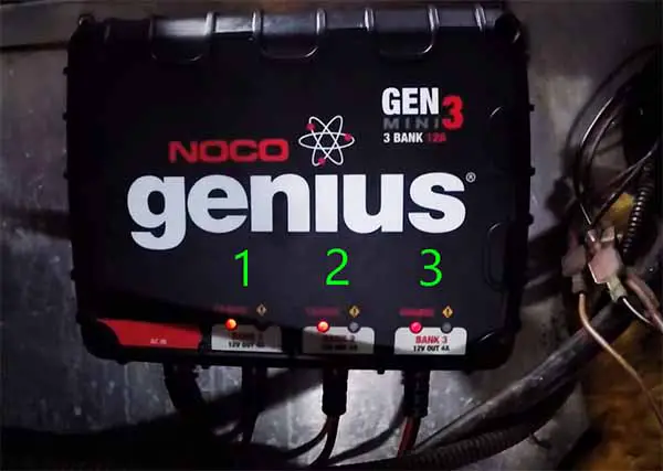 How to charge 24-volt system trolling motor batteries with one charger Noco genius gen3