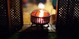 portable fire pit bowl use & care.