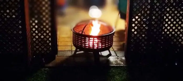 portable fire pit bowl use & care.