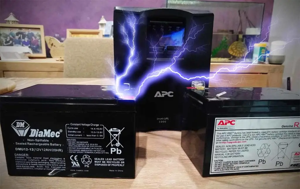 How to Fix an APC Smart-UPS 1000 that is Beeping. Battery Replacement ...