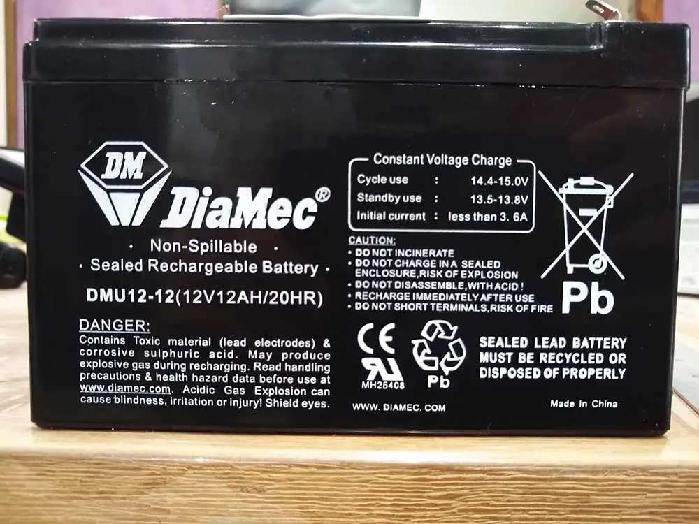Aftermarket batteries for APC Smart-USP 1000 DiaMec DMU12-12