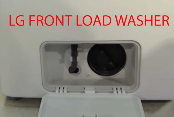 LG front load washer drain filter location cover