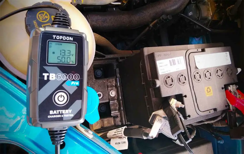 topdon TB6000 pro vehicle charger 12v 6v How to Desulfate a battery with charger.