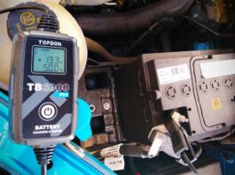 topdon TB6000 pro vehicle charger 12v 6v