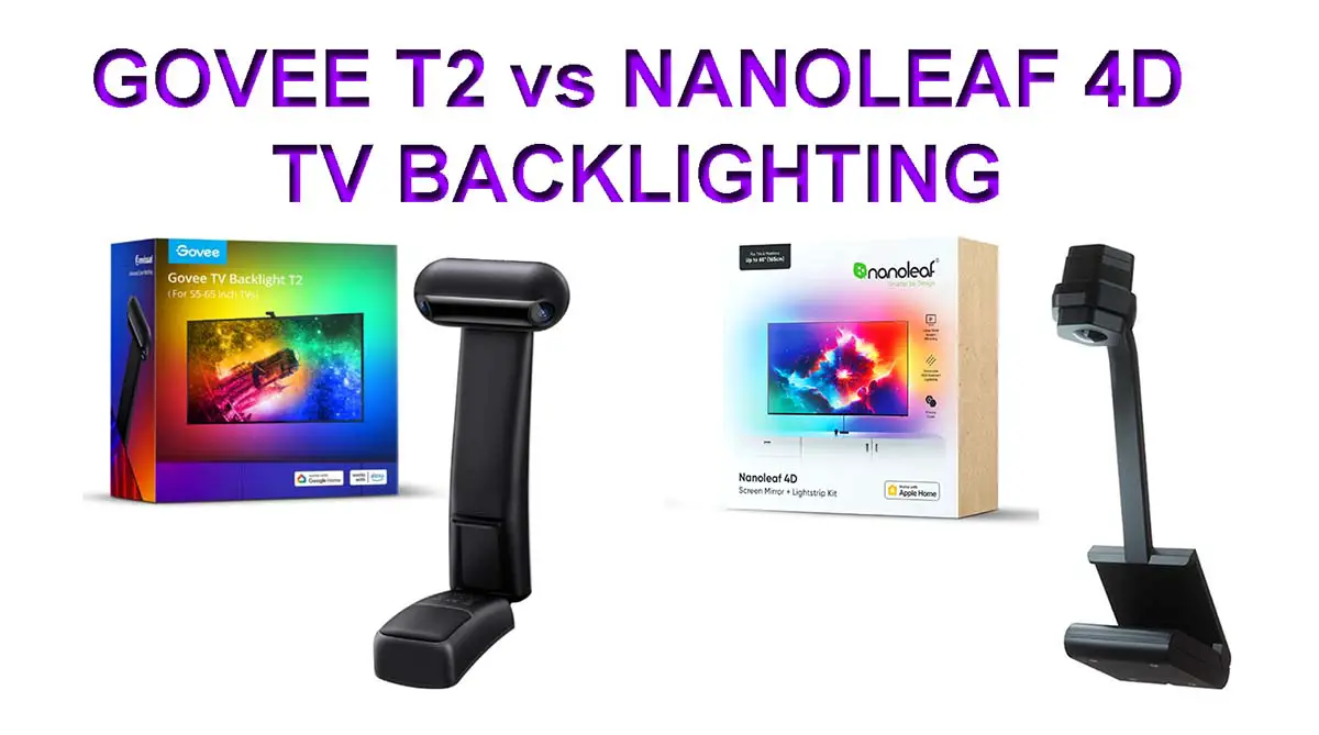 TV Backlighting Govee T2 vs Nanoleaf 4D Screen Mirror Who Wins? - Not Sealed
