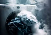 tumble dryer humming but not spinning with smoke