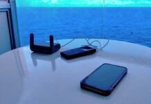 How to share a cruise ships wifi travel router